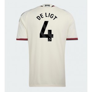 Manchester United Matthijs de Ligt #4 Jalkapallovaatteet Kolmaspaita 2026-27 Lyhythihainen